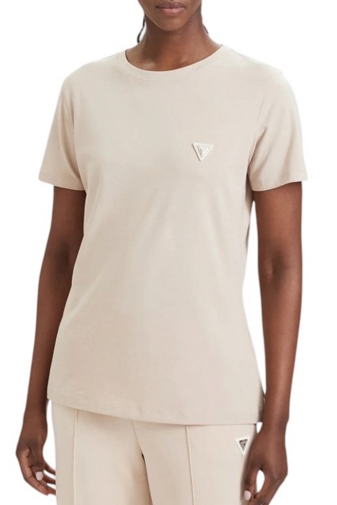 GUESS COLETTE T-SHIRT ΜΠΛΟΥΖΑ ΓΥΝΑΙΚΕΙΑ BEIGE