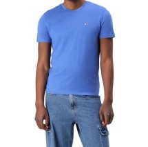 TOMMY JEANS REG SFLAG T-SHIRT ΜΠΛΟΥΖΑ ΑΝΔΡΙΚΗ BLUE