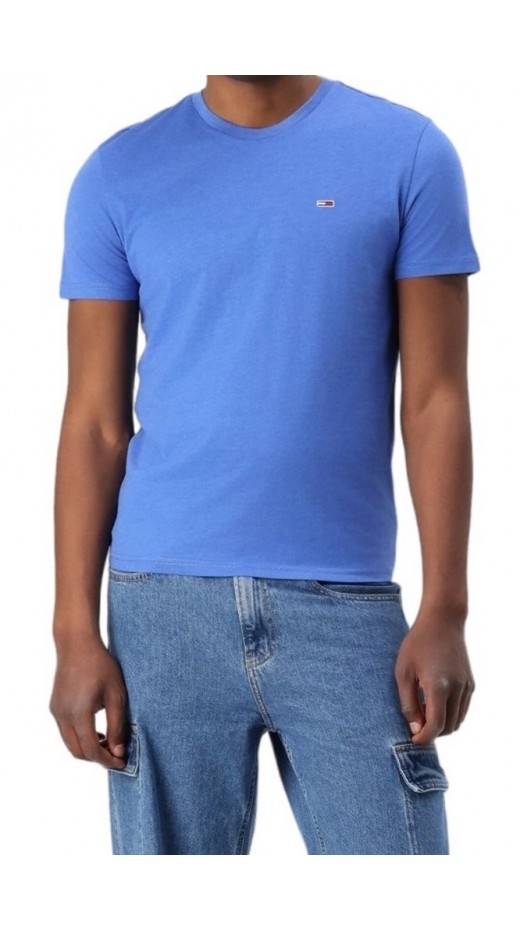 TOMMY JEANS REG SFLAG T-SHIRT ΜΠΛΟΥΖΑ ΑΝΔΡΙΚΗ BLUE