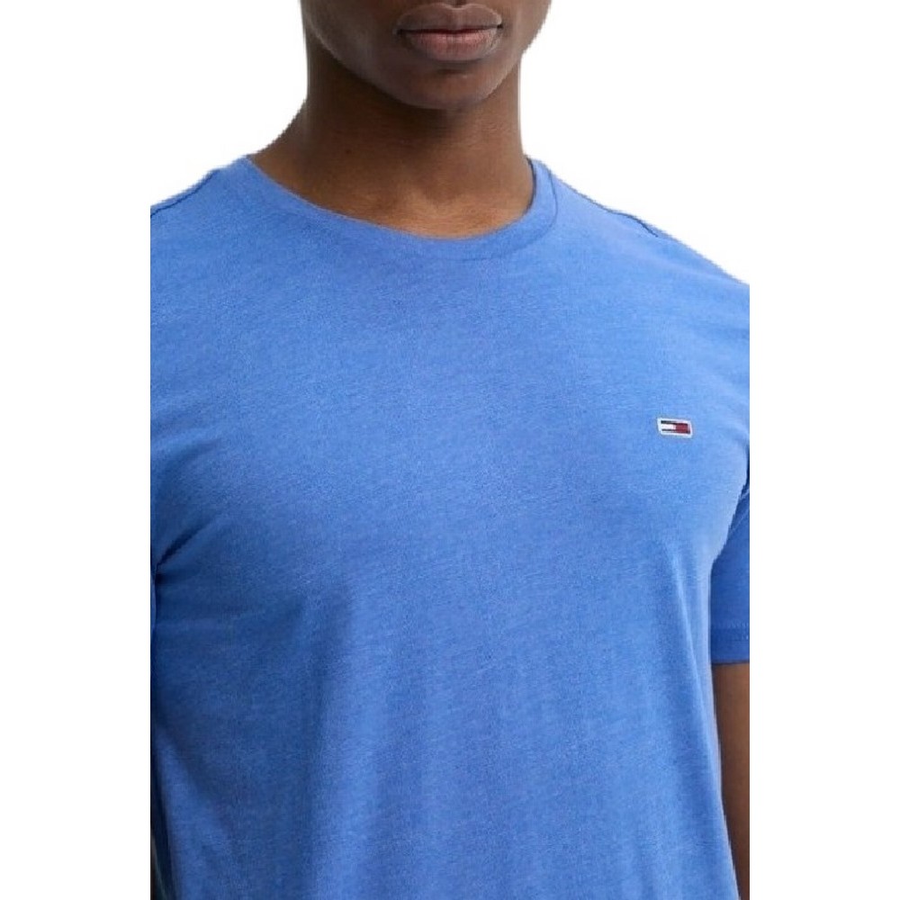 TOMMY JEANS REG SFLAG T-SHIRT ΜΠΛΟΥΖΑ ΑΝΔΡΙΚΗ BLUE