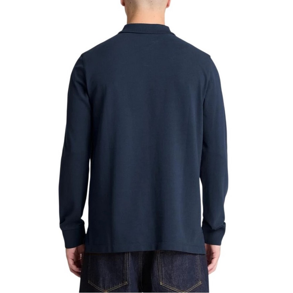 TIMBERLAND PIQUE POLO ΜΠΛΟΥΖΑ ΜΑΚΡΥΜΑΝΙΚΗ ΑΝΔΡΙΚΗ NAVY