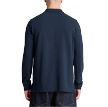 TIMBERLAND PIQUE POLO ΜΠΛΟΥΖΑ ΜΑΚΡΥΜΑΝΙΚΗ ΑΝΔΡΙΚΗ NAVY