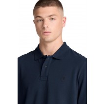 TIMBERLAND PIQUE POLO ΜΠΛΟΥΖΑ ΜΑΚΡΥΜΑΝΙΚΗ ΑΝΔΡΙΚΗ NAVY