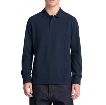 TIMBERLAND PIQUE POLO ΜΠΛΟΥΖΑ ΜΑΚΡΥΜΑΝΙΚΗ ΑΝΔΡΙΚΗ NAVY