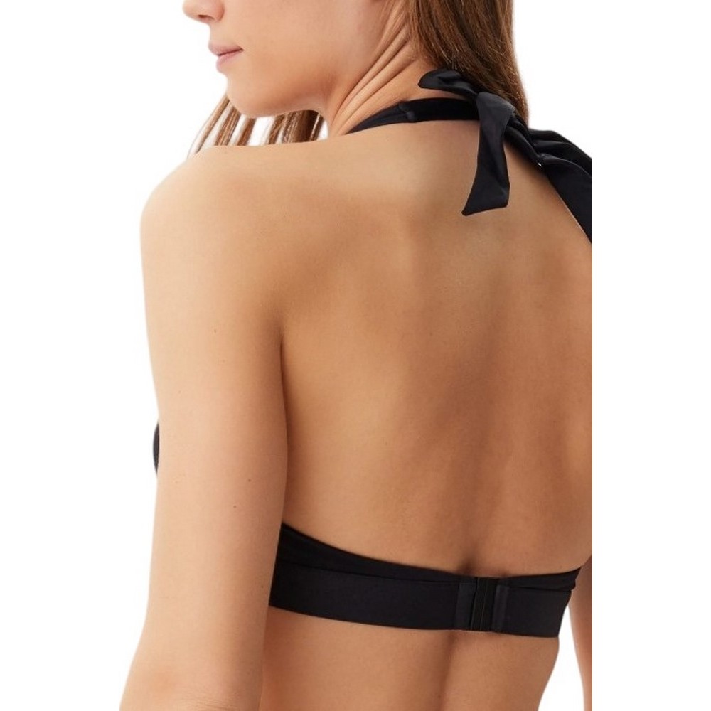 TOMMY HILFIGER HALTER RP ΜΑΓΙΟ ΓΥΝΑΙΚΕΙΟ BLACK