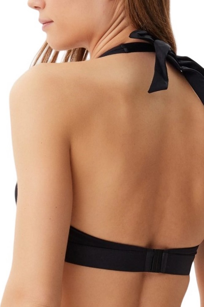 TOMMY HILFIGER HALTER RP ΜΑΓΙΟ ΓΥΝΑΙΚΕΙΟ BLACK