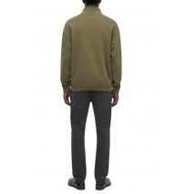 HUGO BOSS NEVEZIP JERSEY SWEATSHIRT ΜΠΛΟΥΖΑ ΦΟΥΤΕΡ ΑΝΔΡΙΚΗ OLIVE