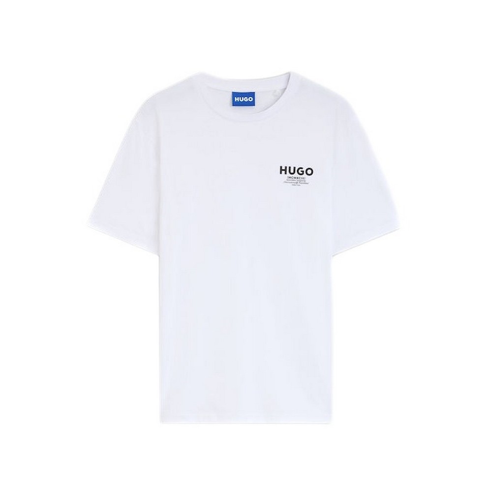 HUGO BOSS NESPTEE JERSEY T-SHIRT ΜΠΛΟΥΖΑ ΑΝΔΡΙΚΗ WHITE