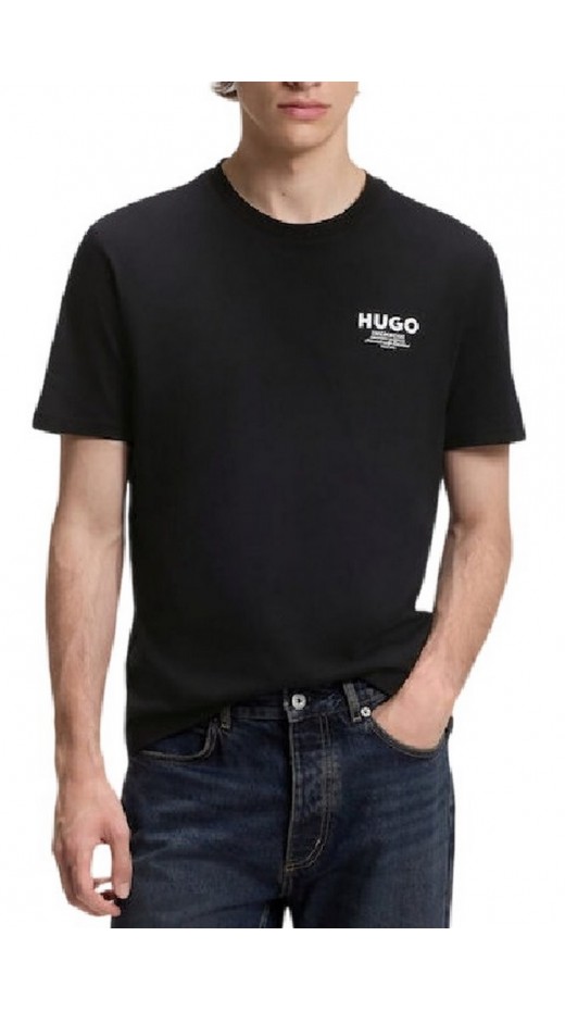 HUGO BOSS NESPTEE JERSEY T-SHIRT ΜΠΛΟΥΖΑ ΑΝΔΡΙΚΗ BLACK