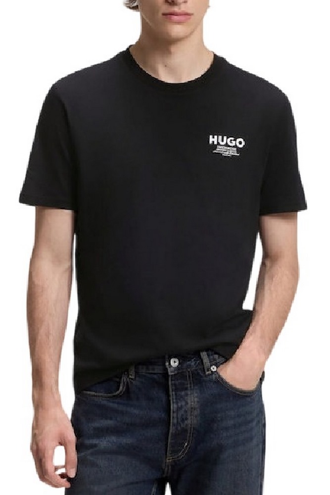 HUGO BOSS NESPTEE JERSEY T-SHIRT ΜΠΛΟΥΖΑ ΑΝΔΡΙΚΗ BLACK