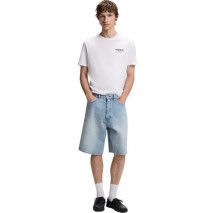 HUGO BOSS NESPTEE JERSEY T-SHIRT ΜΠΛΟΥΖΑ ΑΝΔΡΙΚΗ WHITE