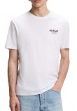 HUGO BOSS NESPTEE JERSEY T-SHIRT ΜΠΛΟΥΖΑ ΑΝΔΡΙΚΗ WHITE