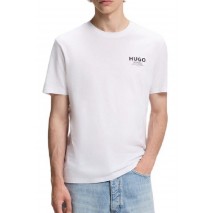 HUGO BOSS NESPTEE JERSEY T-SHIRT ΜΠΛΟΥΖΑ ΑΝΔΡΙΚΗ WHITE
