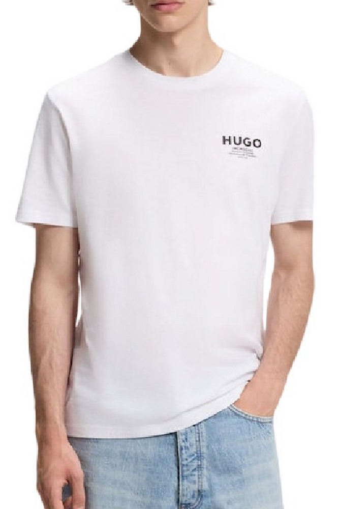 HUGO BOSS NESPTEE JERSEY T-SHIRT ΜΠΛΟΥΖΑ ΑΝΔΡΙΚΗ WHITE