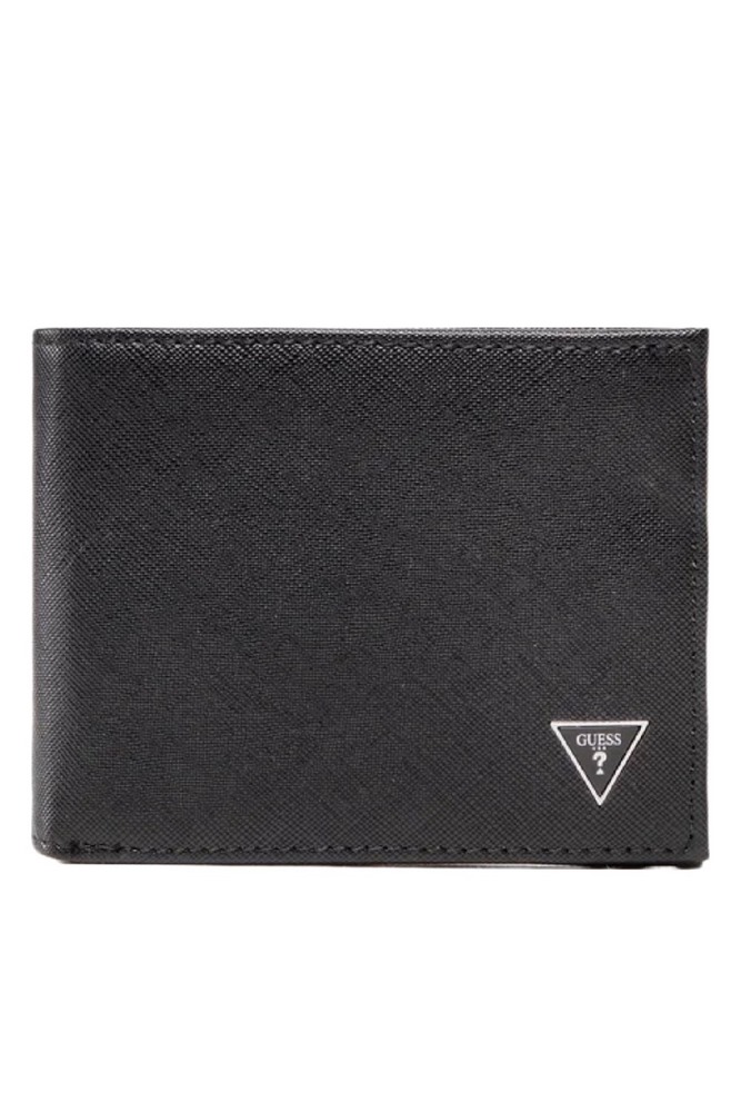 GUESS CERTOSA SFFN SMRT BFLD WSF WCP ΑΞΕΣΟΥΑΡ ΠΟΡΤΟΦΟΛΙ  ΑΝΔΡΙΚΟ BLACK