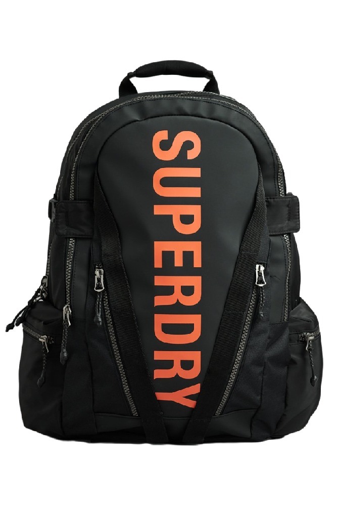 SUPERDRY CODE MTN TARP ΤΣΑΝΤΑ ΑΝΔΡΙΚΗ BLACK/RED