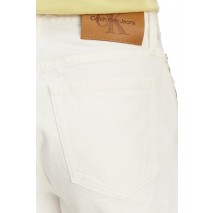 CALVIN KLEIN JEANS 90s DENIM SHORT ΣΟΡΤΣ ΓΥΝΑΙΚΕΙΟ WHITE