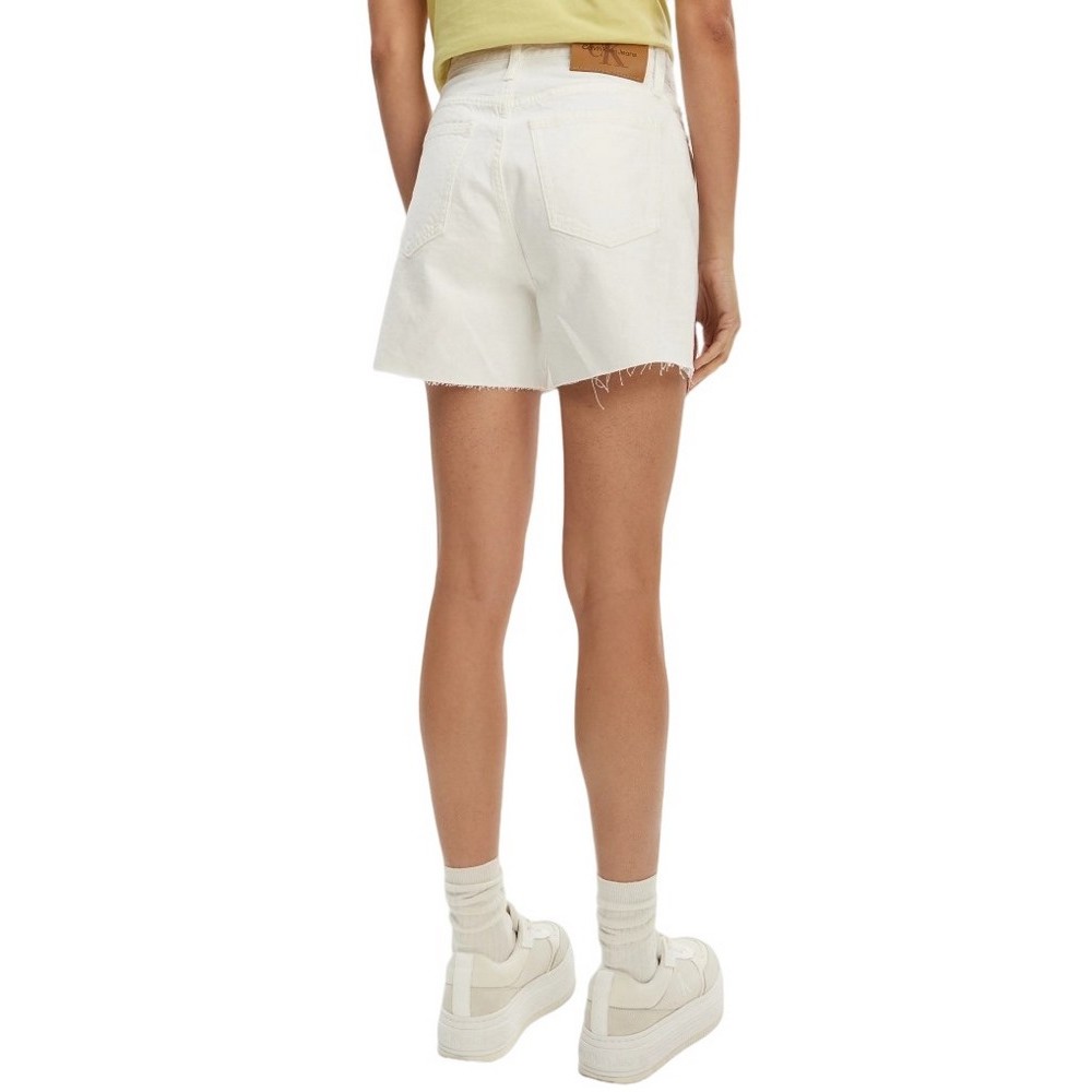 CALVIN KLEIN JEANS 90s DENIM SHORT ΣΟΡΤΣ ΓΥΝΑΙΚΕΙΟ WHITE