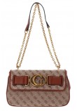 ΤΣΑΝΤΑ AVIANA CONVERTIBLE XBODY FLAP ΓΥΝΑΙΚΕΙΑ GUESS BEIGE