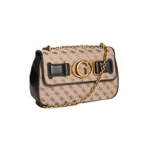 ΤΣΑΝΤΑ AVIANA CONVERTIBLE XBODY FLAP ΓΥΝΑΙΚΕΙΑ GUESS BLACK