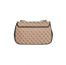 ΤΣΑΝΤΑ AVIANA CONVERTIBLE XBODY FLAP ΓΥΝΑΙΚΕΙΑ GUESS BLACK