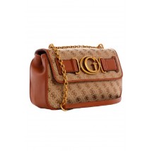 ΤΣΑΝΤΑ AVIANA CONVERTIBLE XBODY FLAP ΓΥΝΑΙΚΕΙΑ GUESS BEIGE