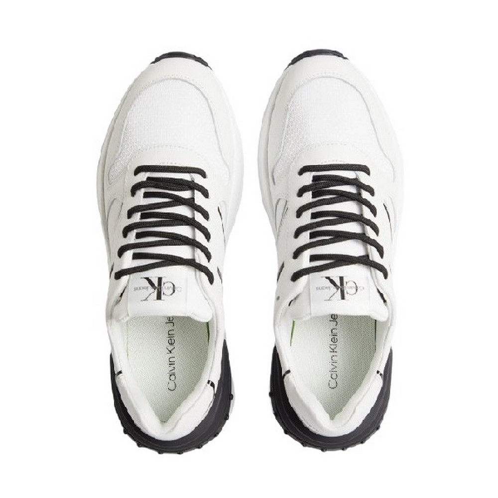 CALVIN KLEIN JEANS CHUNKY SNEAKER BRANDED LACES W ΠΑΠΟΥΤΣΙ ΓΥΝΑΙΚΕΙΟ WHITE