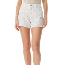 GUESS RELAXED MIDI SHORT ΣΟΡΤΣ ΓΥΝΑΙΚΕΙΟ OFF WHITE