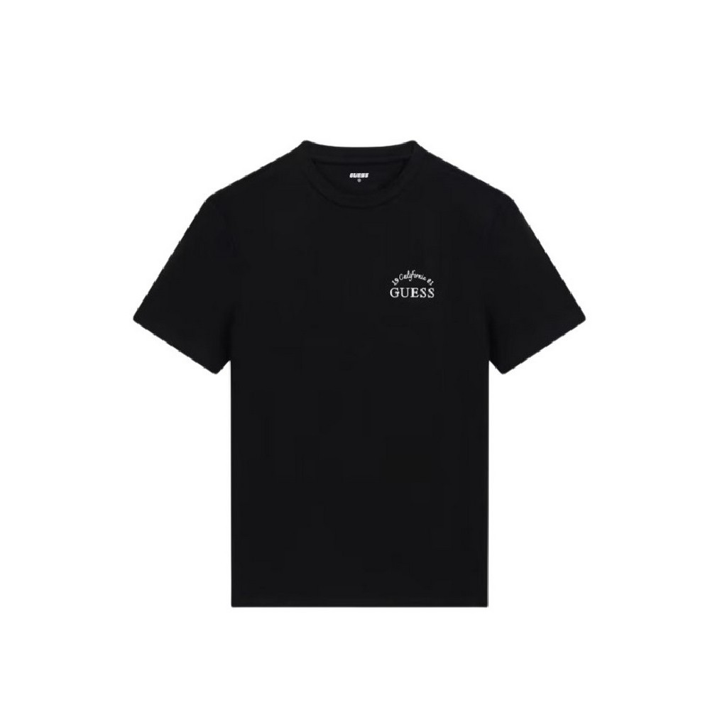GUESS STAN CN T-SHIRT ΜΠΛΟΥΖΑ ΑΝΔΡΙΚΗ BLACK