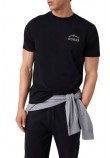 GUESS STAN CN T-SHIRT ΜΠΛΟΥΖΑ ΑΝΔΡΙΚΗ BLACK