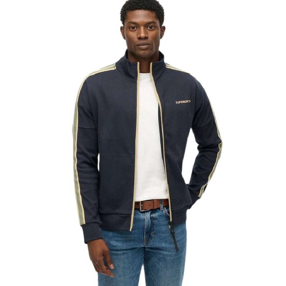 SUPERDRY D2 OVIN TECH CULT LOOSE TRACK TOP ΖΑΚΕΤΑ ΦΟΥΤΕΡ ΑΝΔΡΙΚΗ NAVY