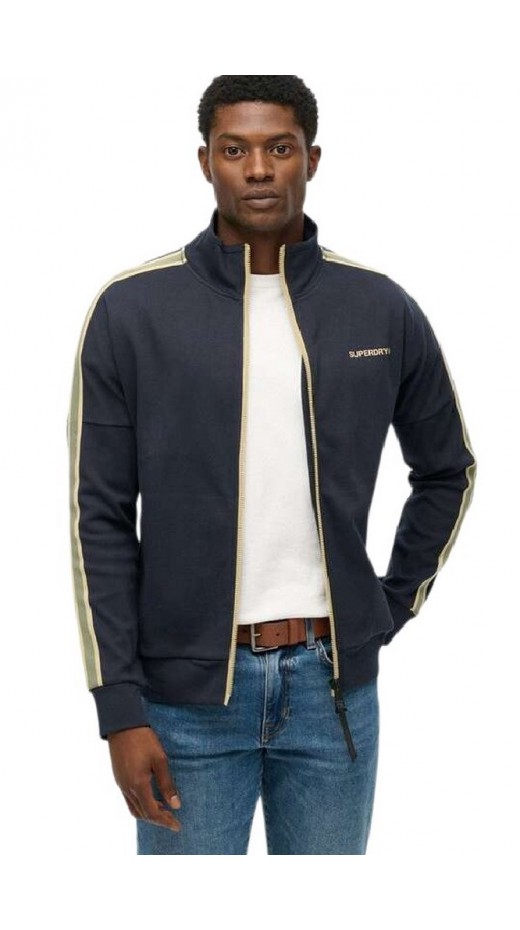 SUPERDRY D2 OVIN TECH CULT LOOSE TRACK TOP ΖΑΚΕΤΑ ΦΟΥΤΕΡ ΑΝΔΡΙΚΗ NAVY