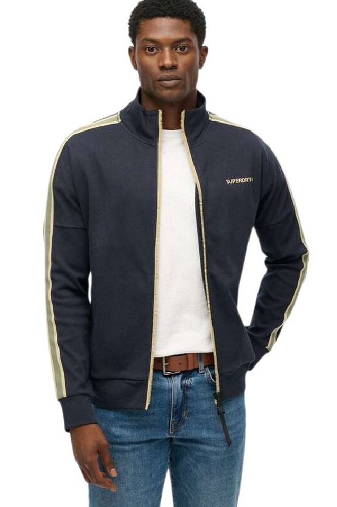 SUPERDRY D2 OVIN TECH CULT LOOSE TRACK TOP ΖΑΚΕΤΑ ΦΟΥΤΕΡ ΑΝΔΡΙΚΗ NAVY