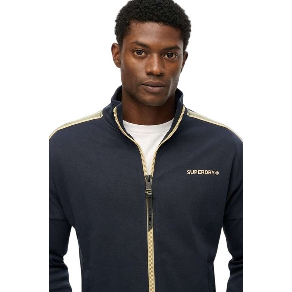 SUPERDRY D2 OVIN TECH CULT LOOSE TRACK TOP ΖΑΚΕΤΑ ΦΟΥΤΕΡ ΑΝΔΡΙΚΗ NAVY