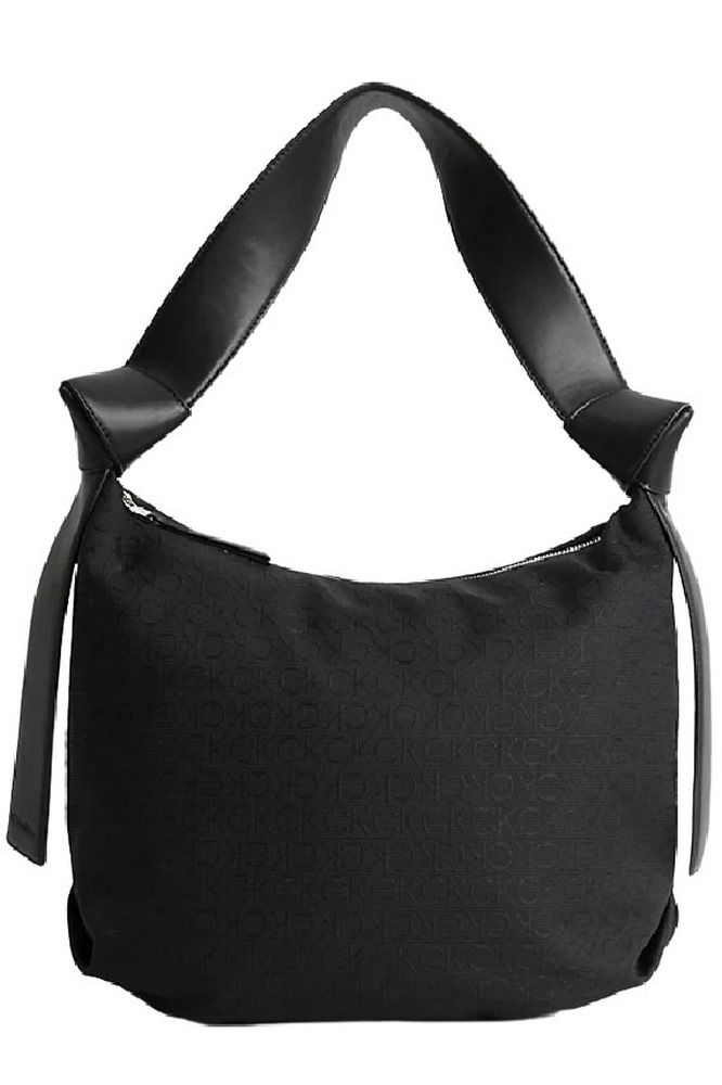 CALVIN KLEIN JEANS CK JACQUARD SHOULDER BAG MD ΤΣΑΝΤΑ ΓΥΝΑΙΚΕΙΑ BLACK