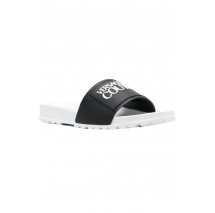 VERSACE JEANS COUTURE FONDO SLIDE DIS. SQ2 GUMMY MOULD ΠΑΝΤΟΦΛΑ ΑΝΔΡΙΚΗ BLACK/WHITE