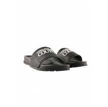 VERSACE JEANS COUTURE FONDO SLIDE DIS. SQ2 GUMMY MOULD ΠΑΝΤΟΦΛΑ ΑΝΔΡΙΚΗ BLACK