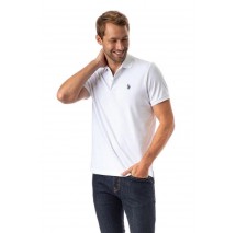 U.S POLO ASSN  41029 POLO T-SHIRT ΜΠΛΟΥΖΑ ΑΝΔΡΙΚΗ WHITE