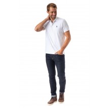 U.S POLO ASSN  41029 POLO T-SHIRT ΜΠΛΟΥΖΑ ΑΝΔΡΙΚΗ WHITE