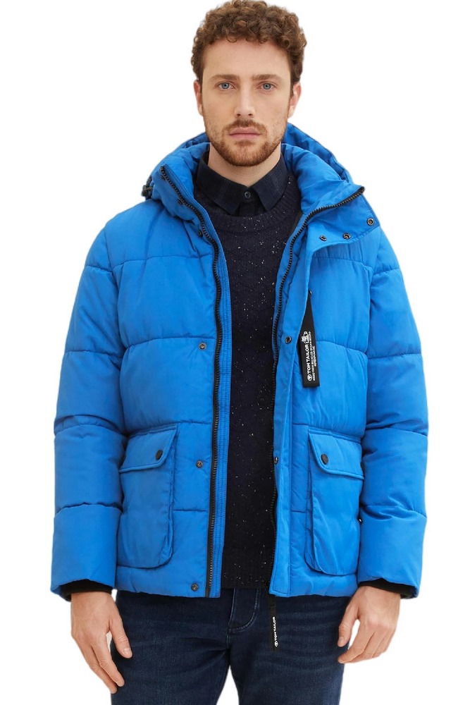 ΜΠΟΥΦΑΝ CAMPAIGN JACKET DET. SL ΑΝΔΡΙΚΟ TOM TAILOR BLUE