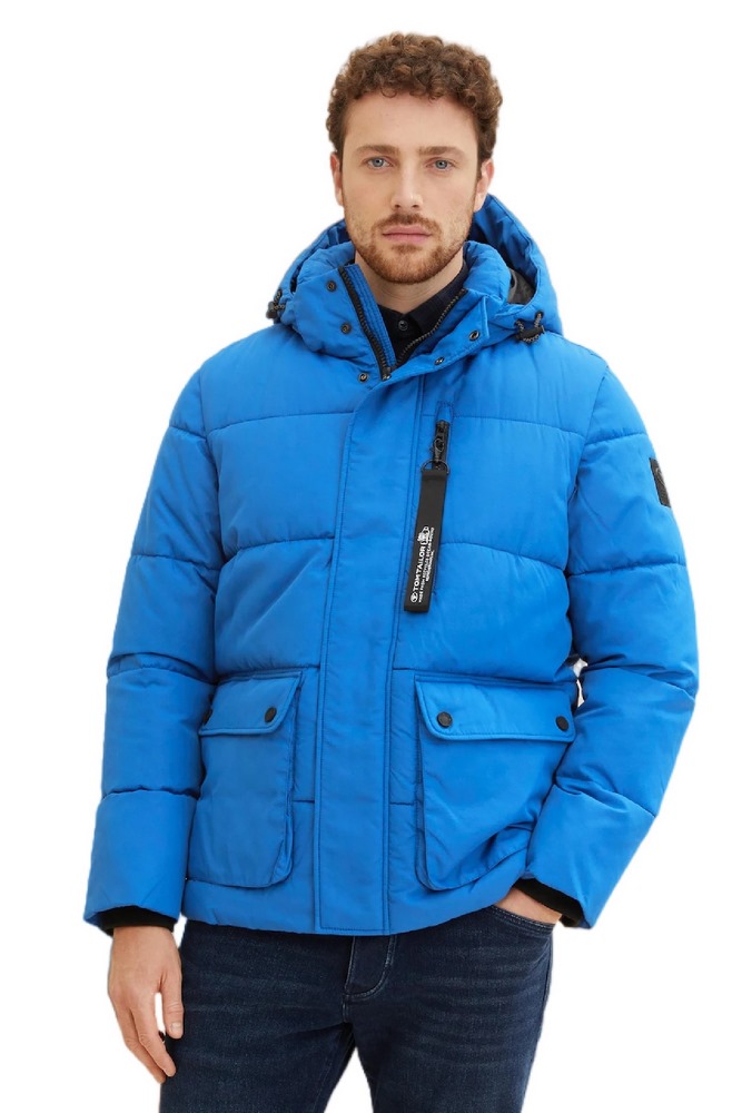 ΜΠΟΥΦΑΝ CAMPAIGN JACKET DET. SL ΑΝΔΡΙΚΟ TOM TAILOR BLUE