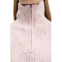 TOMMY JEANS  NEP 1/4 ZIP SWEATER ΜΠΛΟΥΖΑ ΠΛΕΚΤΗ ΓΥΝΑΙΚΕΙΑ PINK