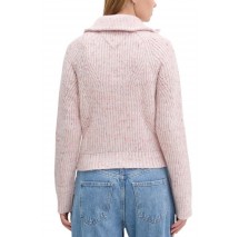 TOMMY JEANS  NEP 1/4 ZIP SWEATER ΜΠΛΟΥΖΑ ΠΛΕΚΤΗ ΓΥΝΑΙΚΕΙΑ PINK