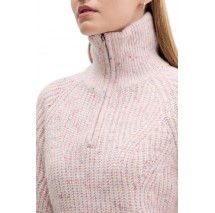 TOMMY JEANS  NEP 1/4 ZIP SWEATER ΜΠΛΟΥΖΑ ΠΛΕΚΤΗ ΓΥΝΑΙΚΕΙΑ PINK