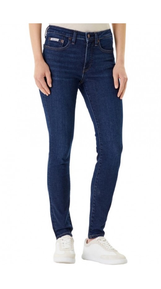 CALVIN KLEIN JEANS MID RISE SKINNY BLUE ORBIT ΠΑΝΤΕΛΟΝΙ ΓΥΝΑΙΚΕΙΟ BLUΕ DENIM