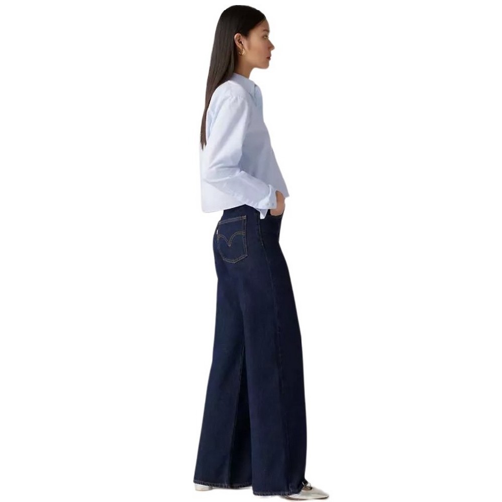 LEVIS® RIBCAGE WIDE LEG JEANS ΠΑΝΤΕΛΟΝΙ ΓΥΝΑΙΚΕΙΟ DARK INDIGO