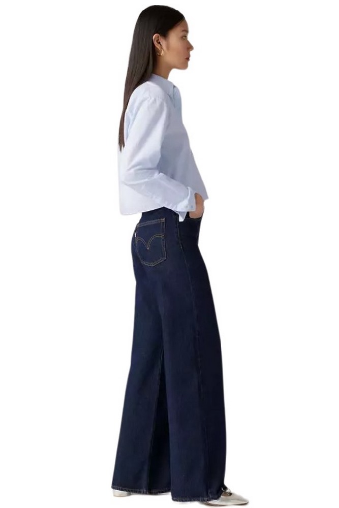 LEVIS® RIBCAGE WIDE LEG JEANS ΠΑΝΤΕΛΟΝΙ ΓΥΝΑΙΚΕΙΟ DARK INDIGO