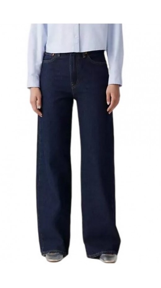LEVIS® RIBCAGE WIDE LEG JEANS ΠΑΝΤΕΛΟΝΙ ΓΥΝΑΙΚΕΙΟ DARK INDIGO