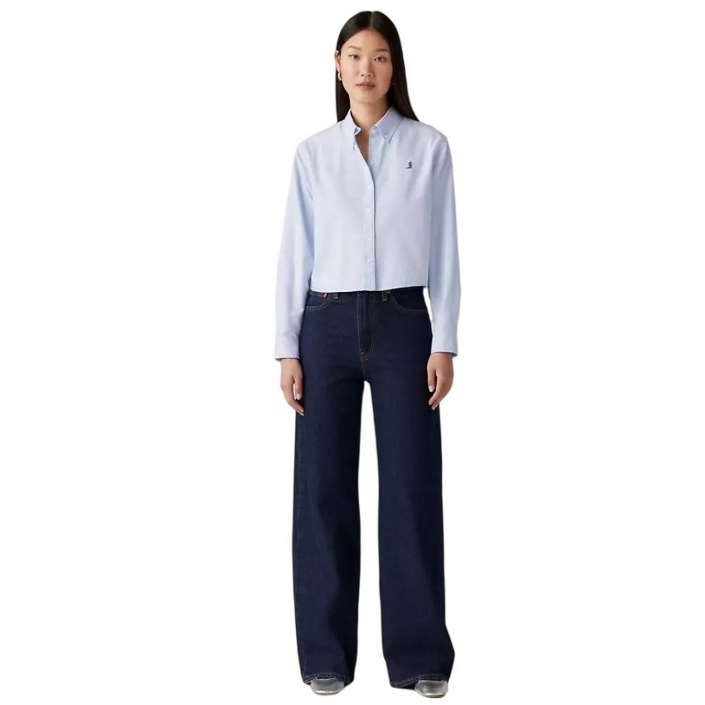 LEVIS® RIBCAGE WIDE LEG JEANS ΠΑΝΤΕΛΟΝΙ ΓΥΝΑΙΚΕΙΟ DARK INDIGO