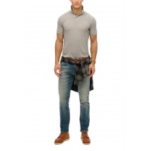 SUPERDRY D1 STUD CITY PIQUE POLO T-SHIRT ΜΠΛΟΥΖΑ ΑΝΔΡΙΚΗ GREY